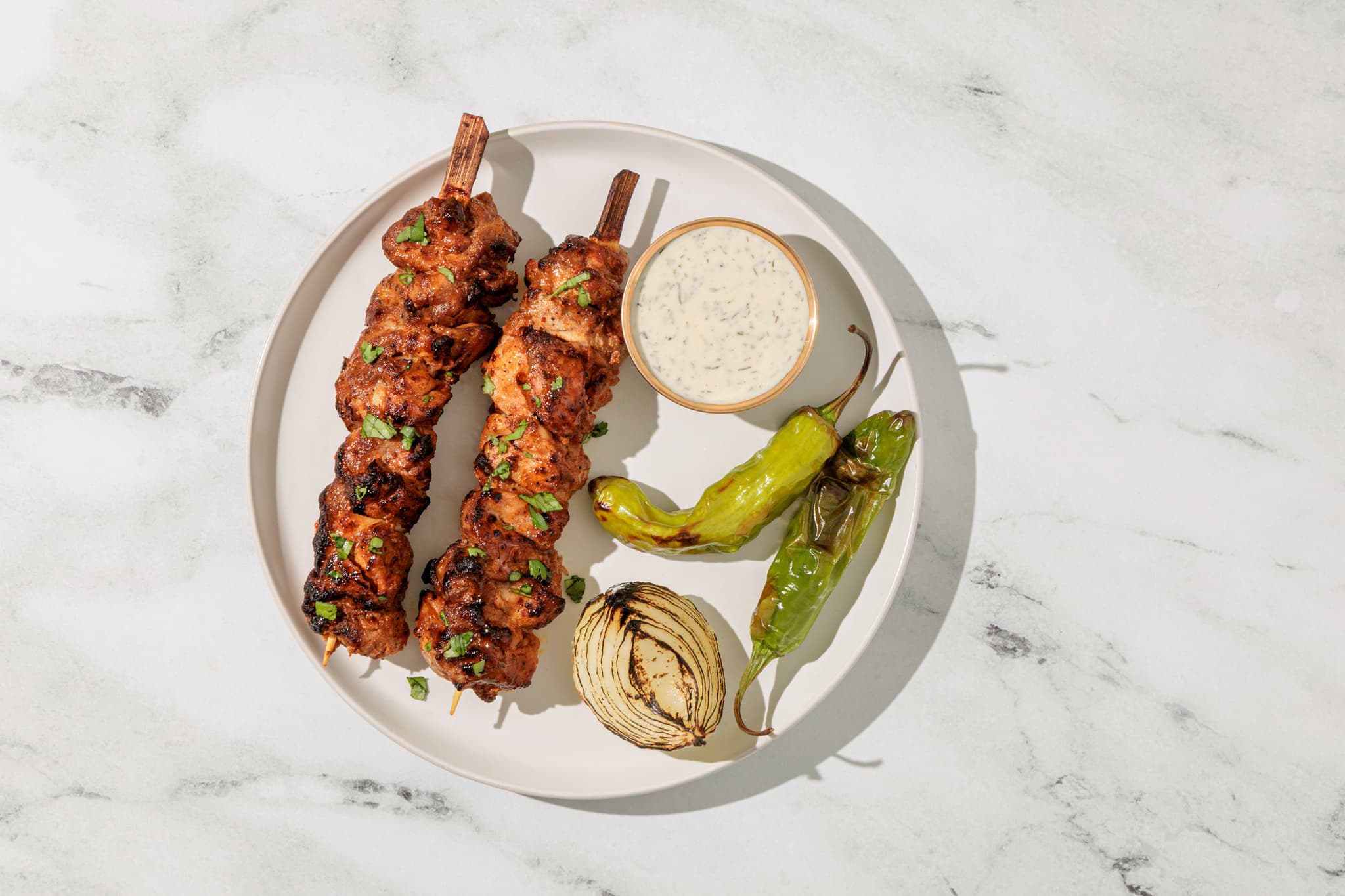 OG BBQ chicken skewers